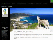 Tablet Screenshot of caminodosfaros.com